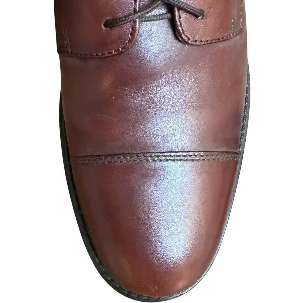 Johnston and Murphy Brown Cap Toe Oxford Shoes Size 9M